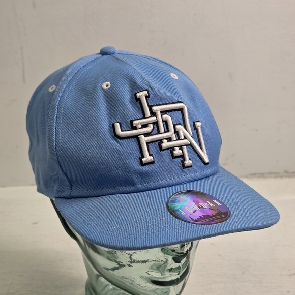 Air Jordan Embroidered True Interlock Blue UNC Jumpman Hat Men Snapback Cap NWOT